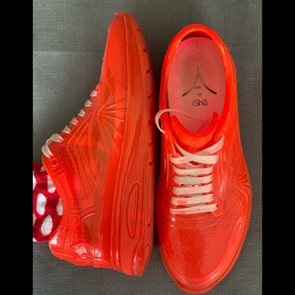 AirDP by Ishu+ Woman Sneakers Orange Size